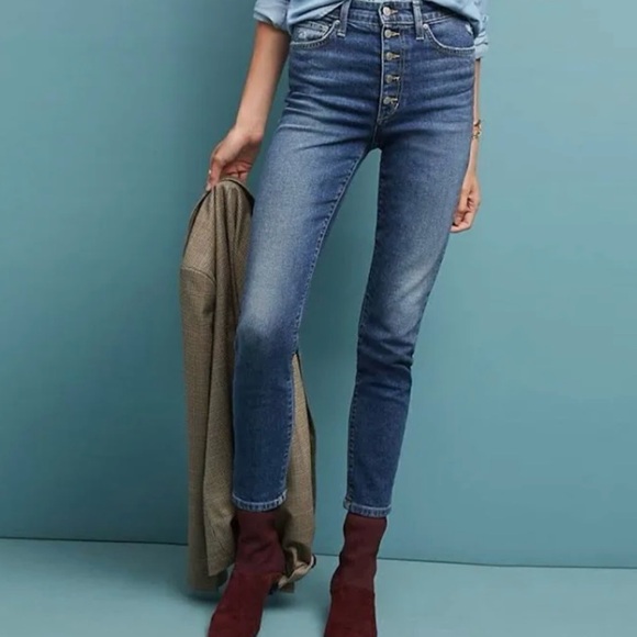 Joe's Jeans Denim - Joe's Jeans - the Charlie high rise button fly skinny ankle jeans